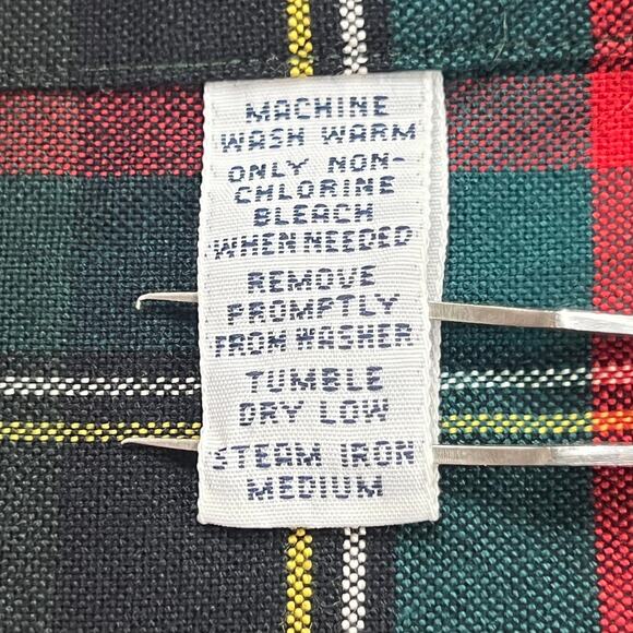 Ralph Lauren VTG 90's Boxer Logo Men's XL Plaid Button Down Shirt Classic Fit - Picture 10 of 11
